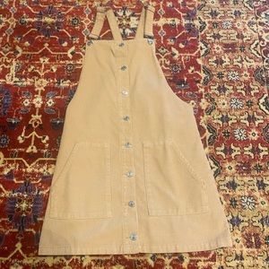Top Shop Corduroy Overall Dress